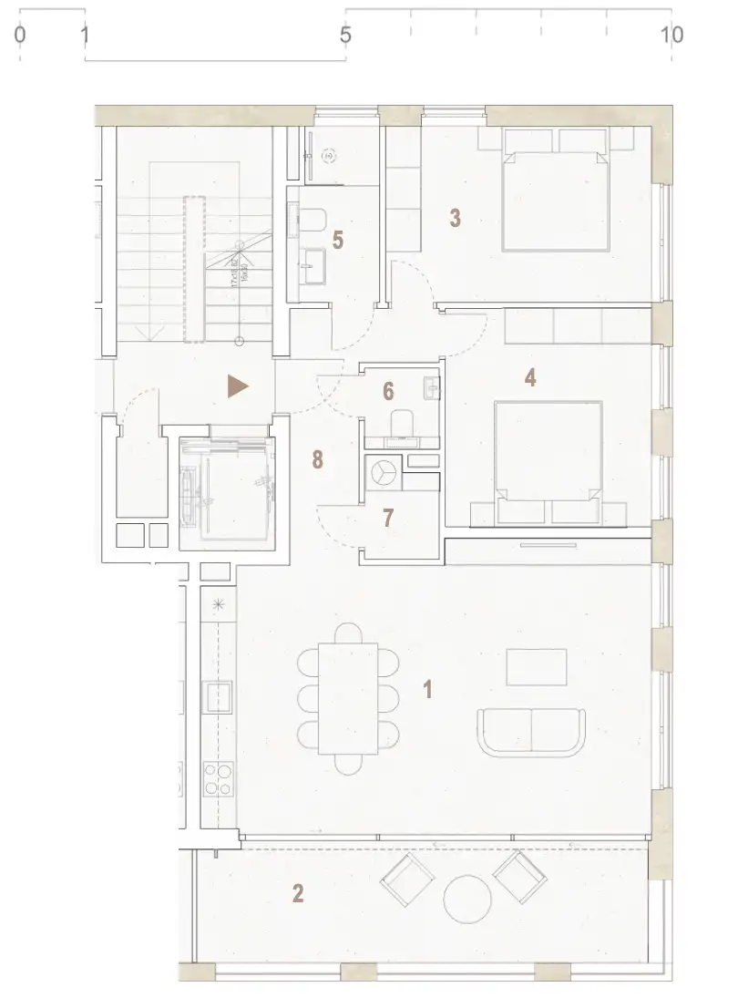 Trogir, Seget Donji – Appartement de luxe avec vue sur la mer, construction neuve
