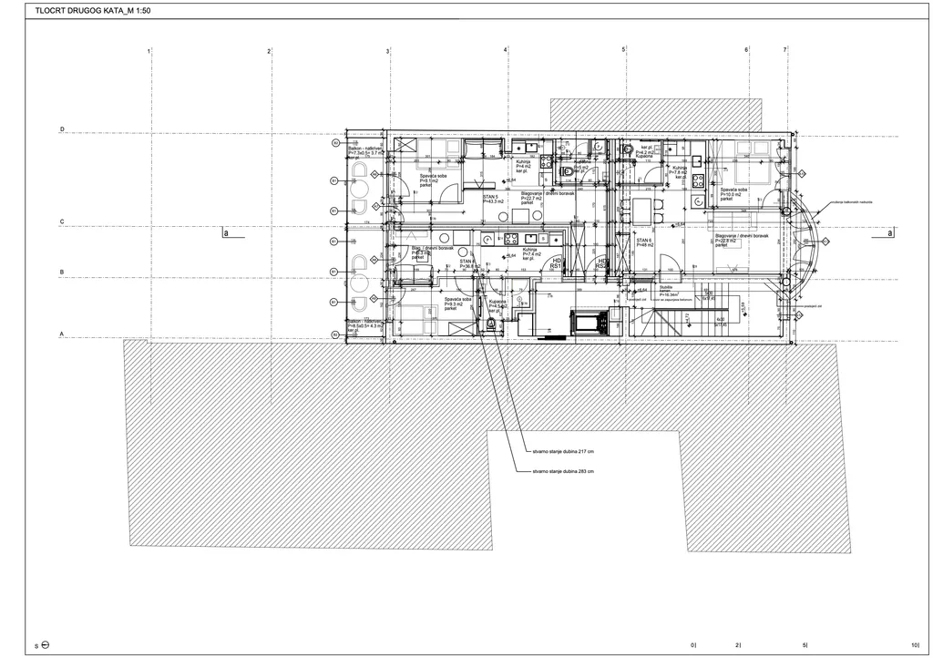 Záhreb, Trešnjevka - dvojizbový byt 47 m2 novostavba