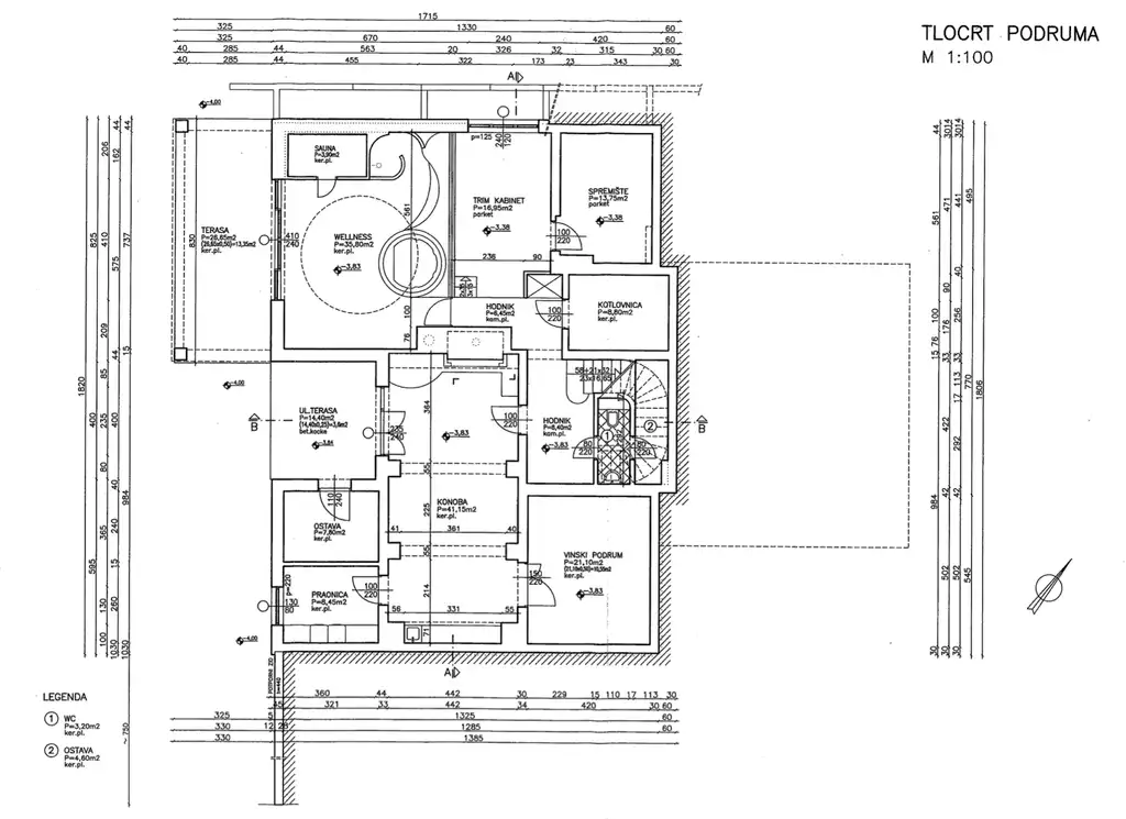 Villa 780 mq, Šestine — wellness, 5 camere da letto, garage