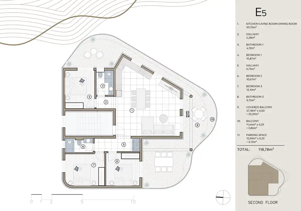 Rogoznica – četverosoban stan s prostranom terasom