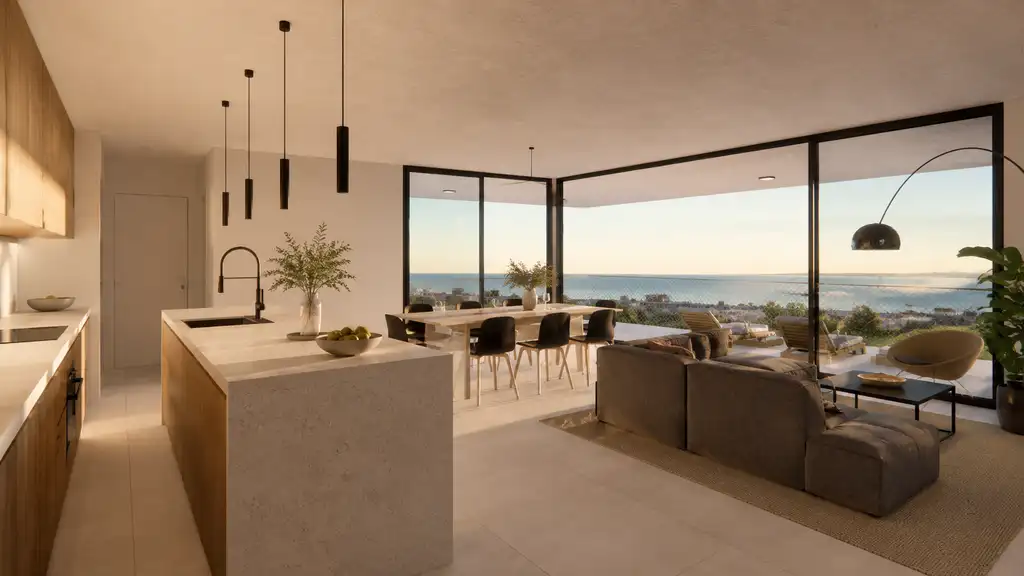 Ugljan — construction neuve avec 4 appartements, parking et vue sur la mer