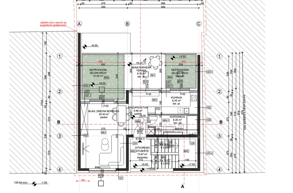 Zagreb, Trešnjevka - moderan trosoban stan s VPM i spremištem