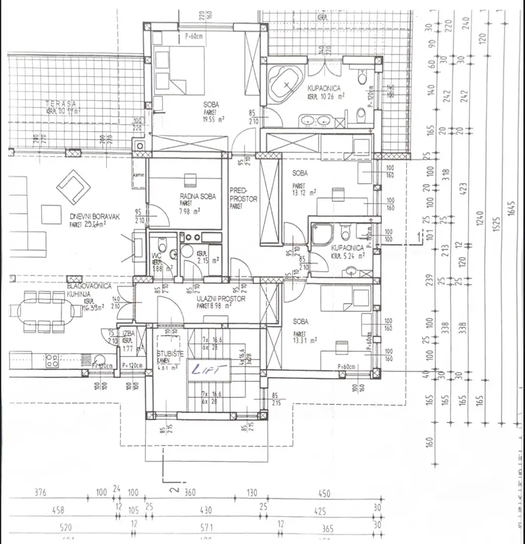 Zagreb, Remete – Prostorno štirisobno stanovanje za najem