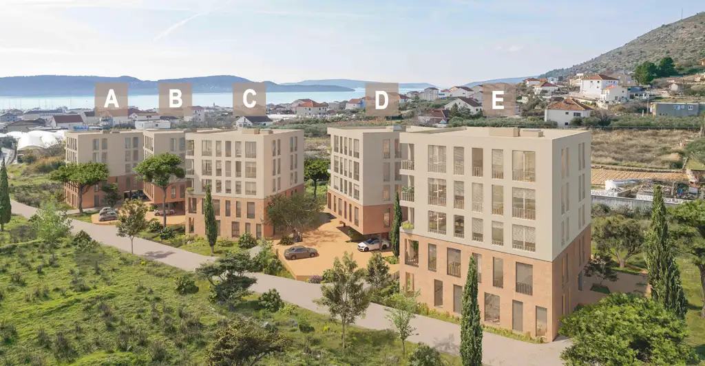 Trogir, Seget Donji - new construction in a quiet part of town