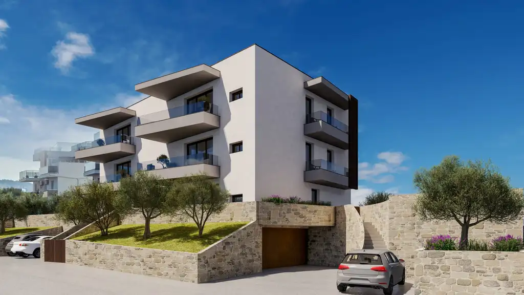 Trogir, Okrug Novi - Nuova costruzione moderna con vista mare