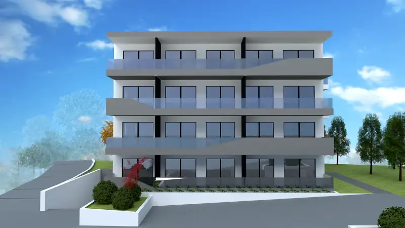 Makarska, Živogošće – Moderní stavba pouhých 150 metrů od moře