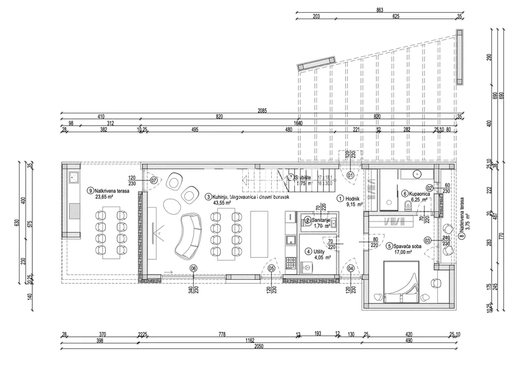 Istra, Labinci - Luksuzna vila s bazenom 303,34 m2