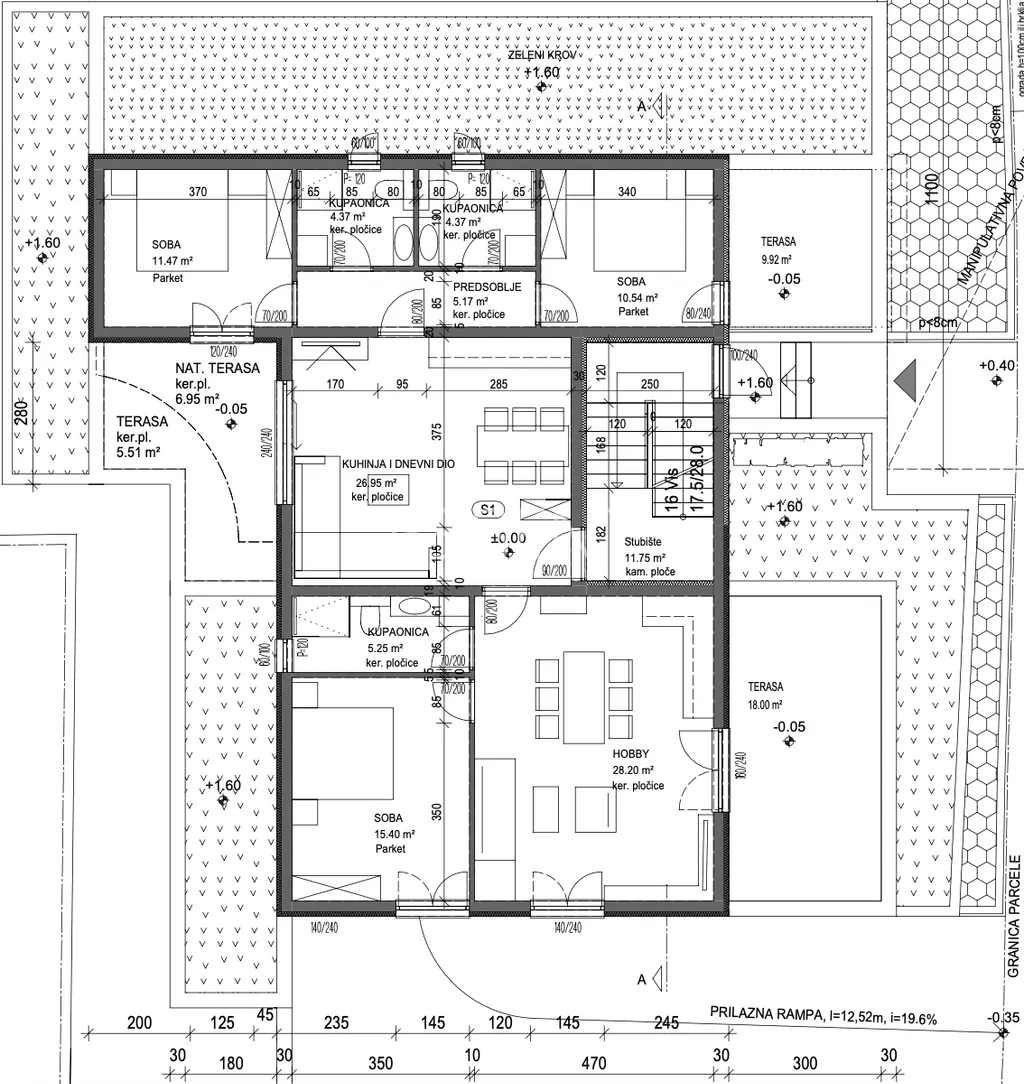 Kaštela, Kaštel Stari - Trzypokojowe mieszkanie 119 m2 z tarasem NOWA INWESTYCJA