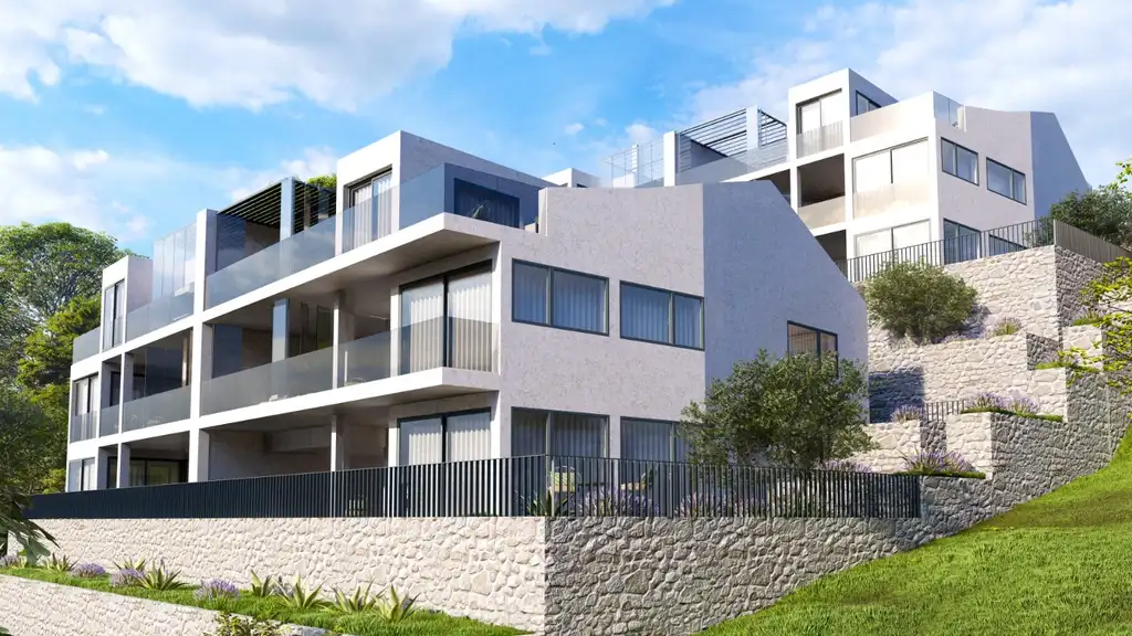 Trogir, Marina – Wohnungen 119–175 m² mit privaten Pools, 150m vom Meer