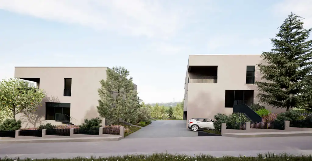Zagreb, Šestine – programme neuf moderne avec des appartements et des penthouses