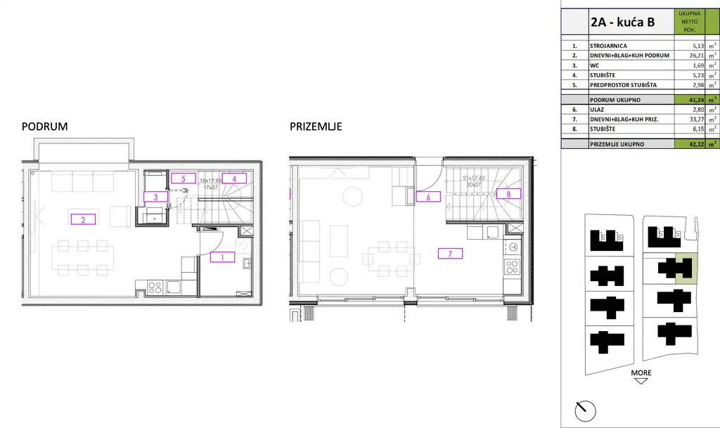 Turanj – više etažni stan 164 m², 4 sobe, bazen, more, novogradnja