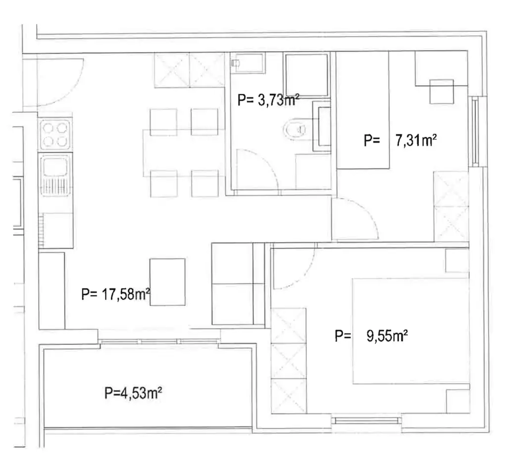 Trogir, Seget Donji - Trosoban stan s loggiom i pogledom na more