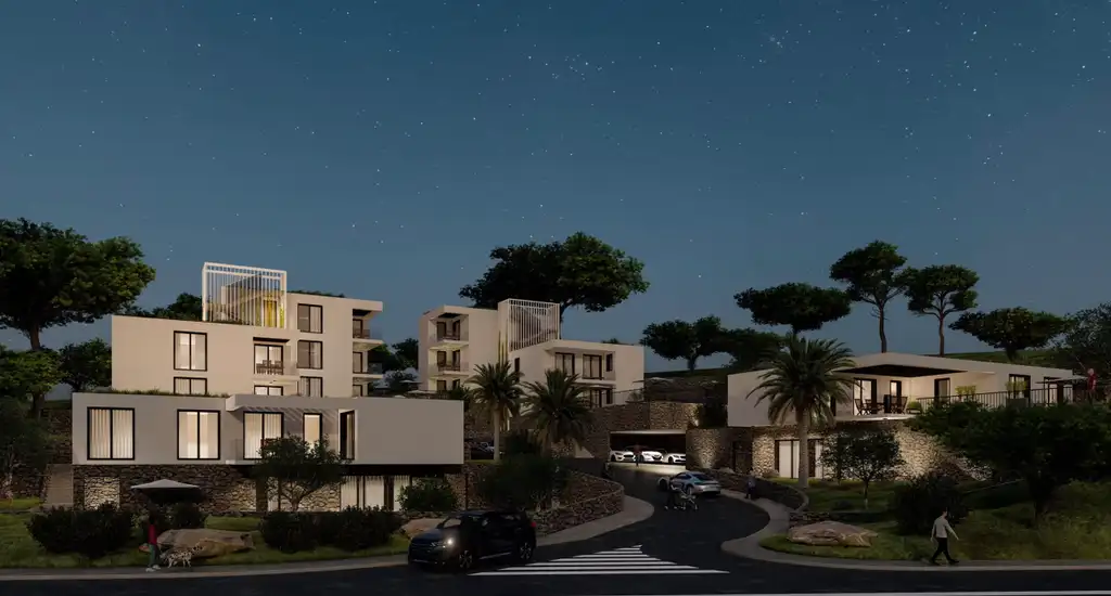 Primošten – nuova costruzione, 10 appartamenti e 2 ville, 100 m dal mare