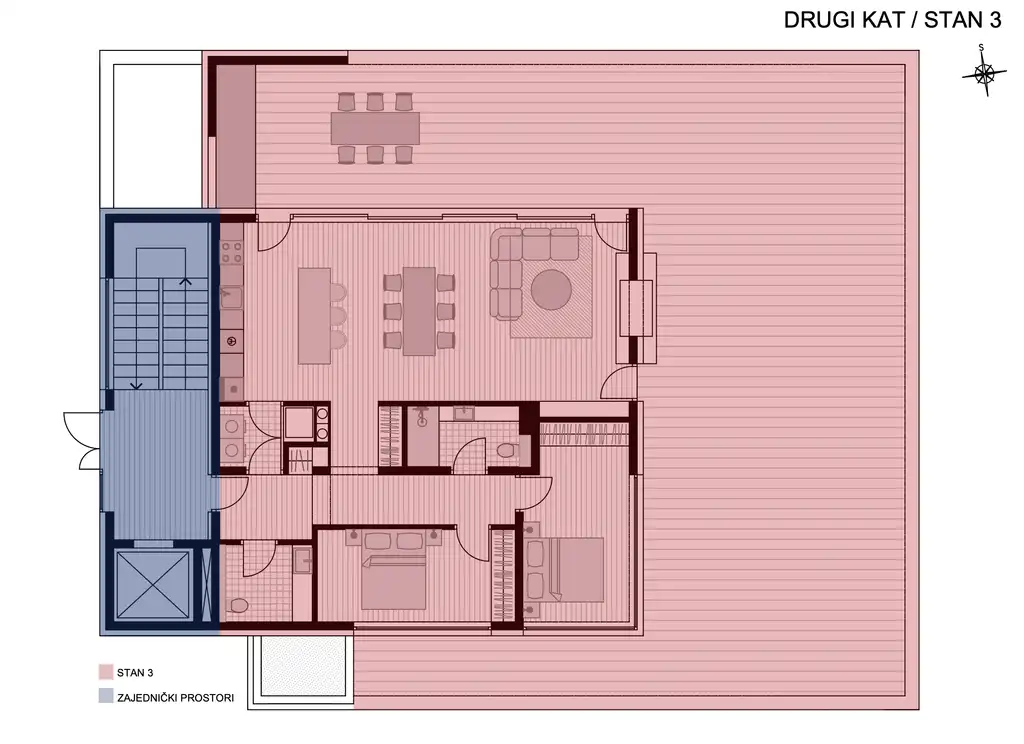Zagreb, Gornji Bukovac – Zweizimmerwohnung mit großzügigem Balkon in einer Villa