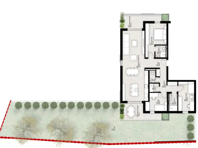 Pavic's Heavens, Sinj - Two-room apartment with a loggia and a terrace