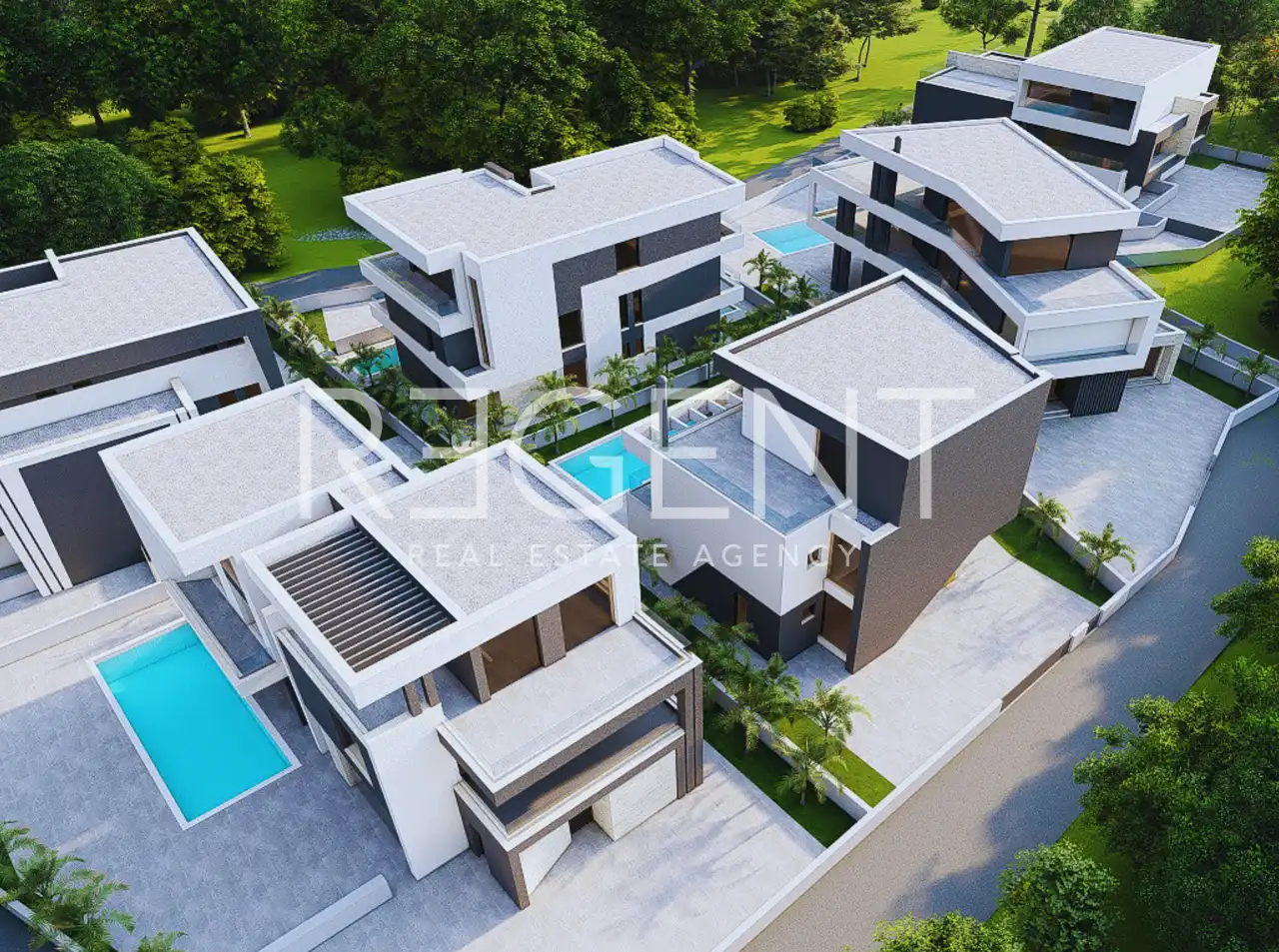 Zadar, Petrčane - Luxury villa in a row 416 m2