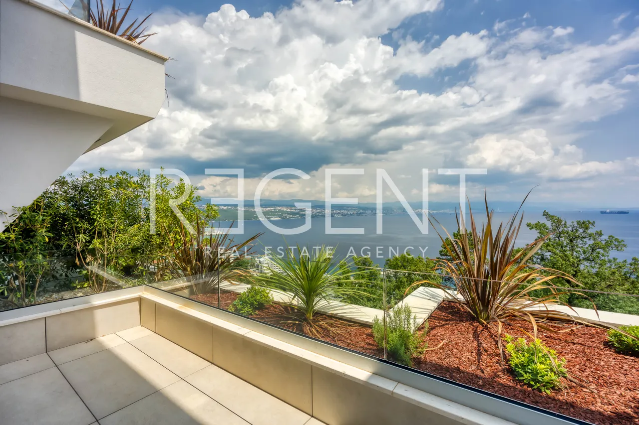 Kvarner, Opatija - Luxusní dvoupokojový byt, novostavba 57 m2