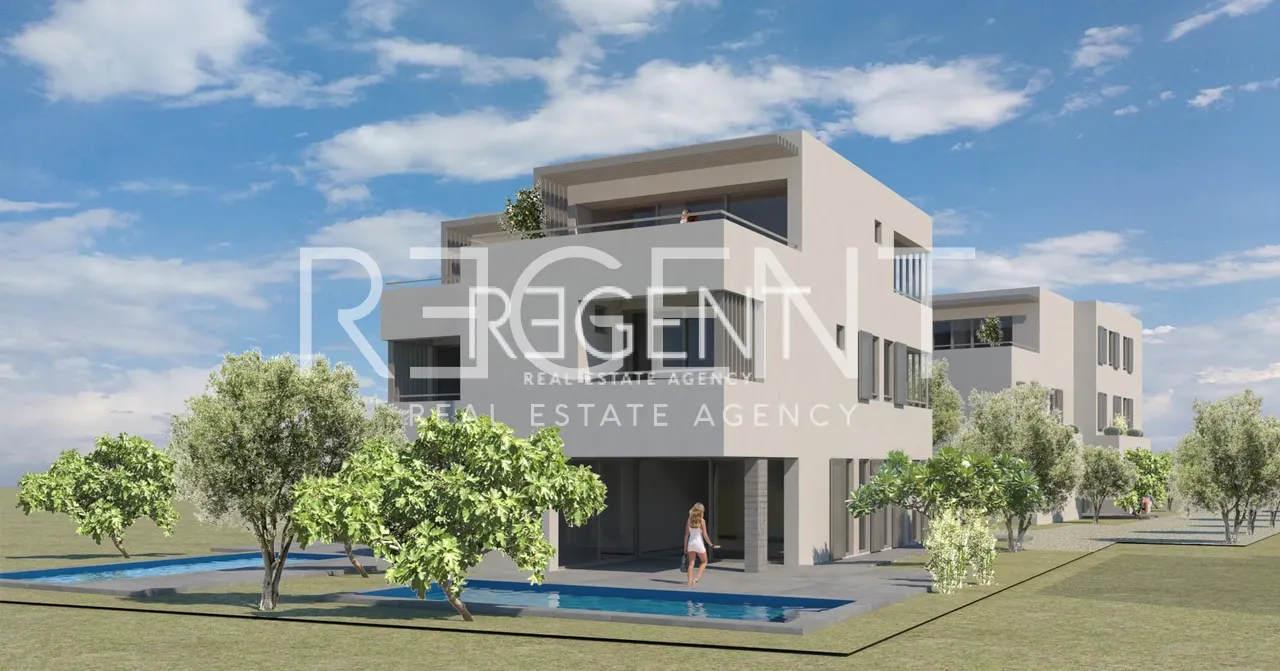 Zadar, Privlaka - Luxusní dvojvila 239 m2, NOVÁ STAVBA