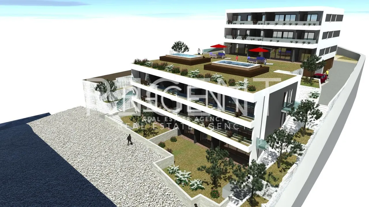 Split, Podstrana - Appartement de luxe en duplex au premier rang de la mer, 200 m2
