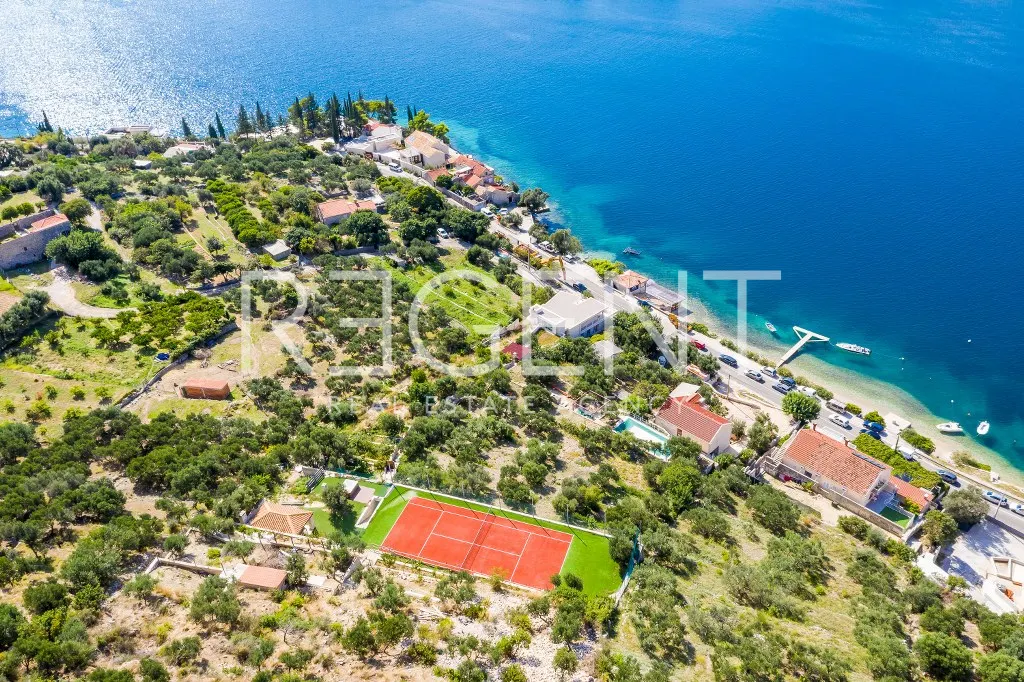 Dubrovnik, Zaton - Maison en pierre avec court de tennis et oliveraie