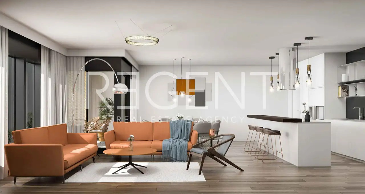 Zagreb, Ribnjak - Luxurious two-room apartment in the city center, first rental, new building