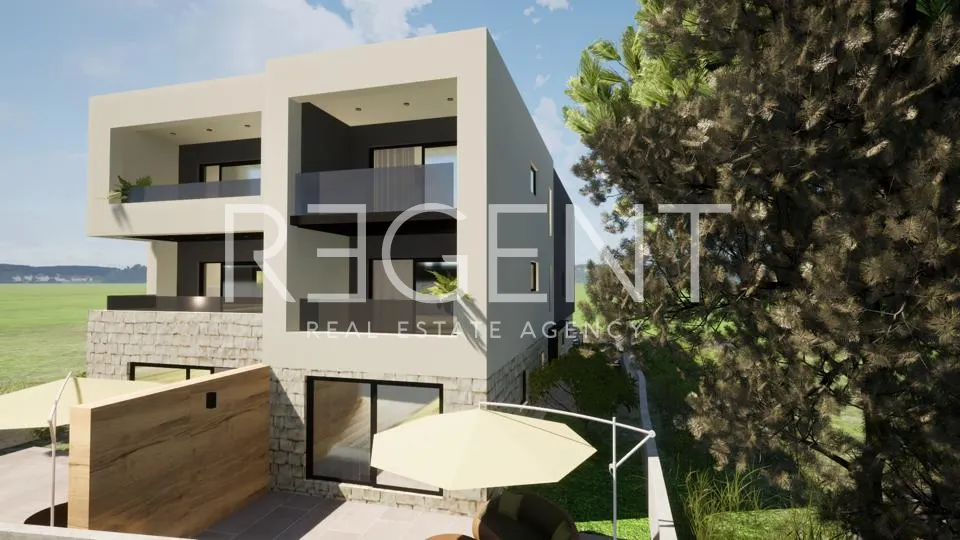 Žaborić – Luxuriöse Wohnung 87 m² mit Terrasse und Garten