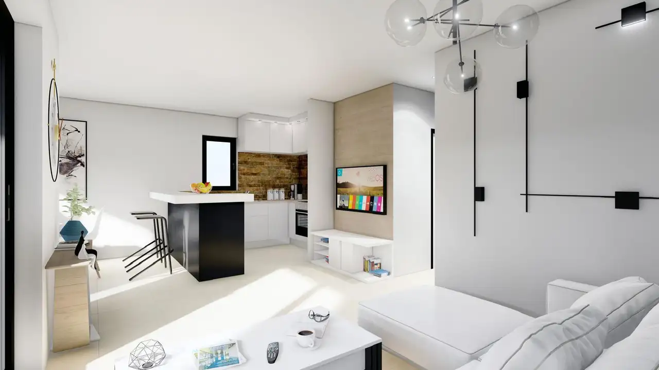 Kaštela, Kaštel Lukšić - Jednoizbový byt 64 m2 s lodžiou novostavba ÚVER