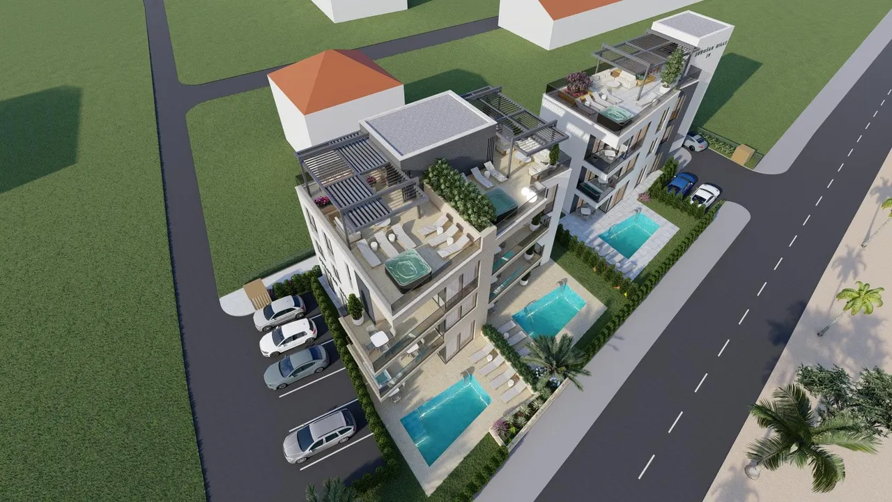 Zadar, Sukošan - Penthouse v novostavbě, 123 m2