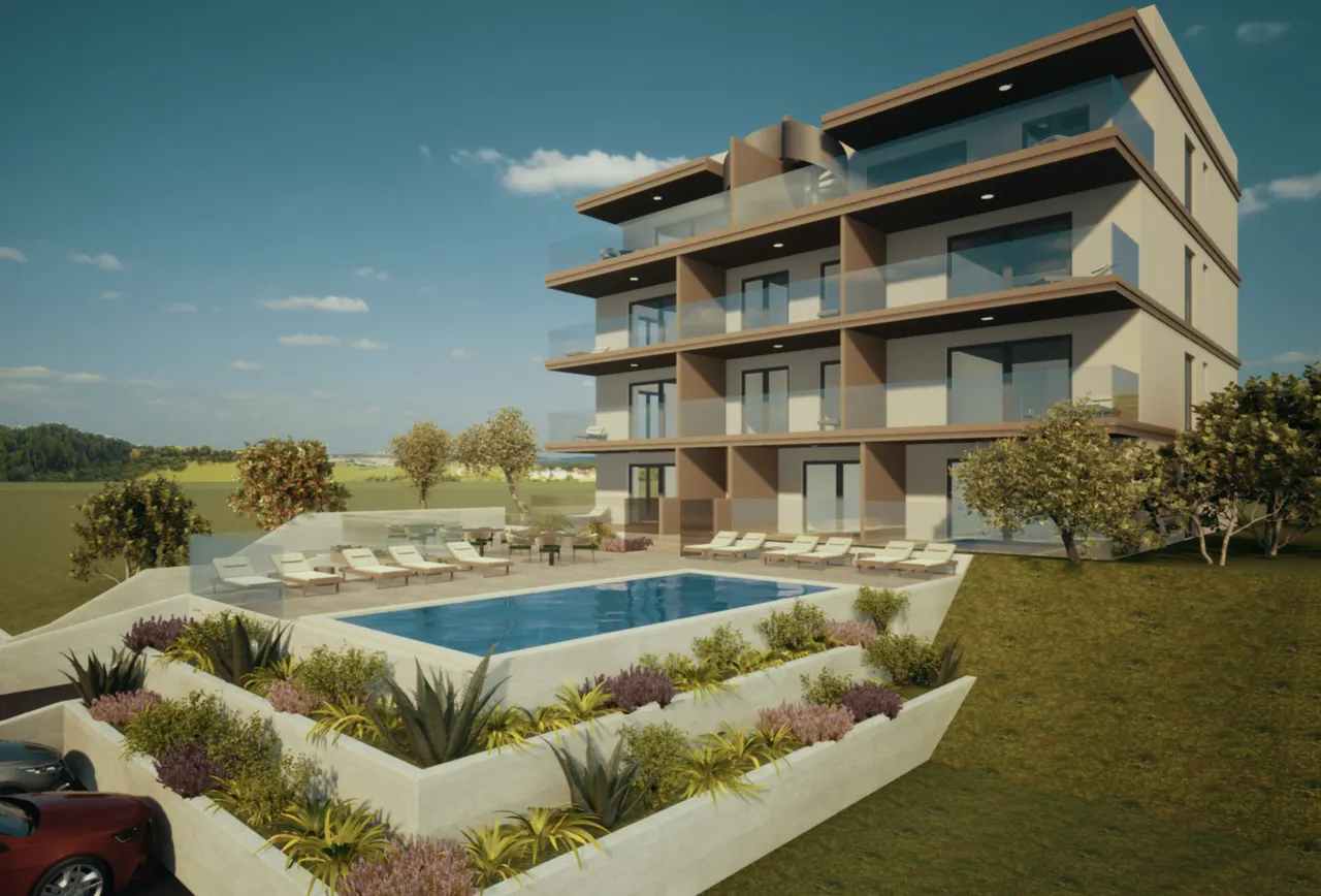 Primošten - Moderní třípokojový byt ve špičkové lokalitě 70 m2