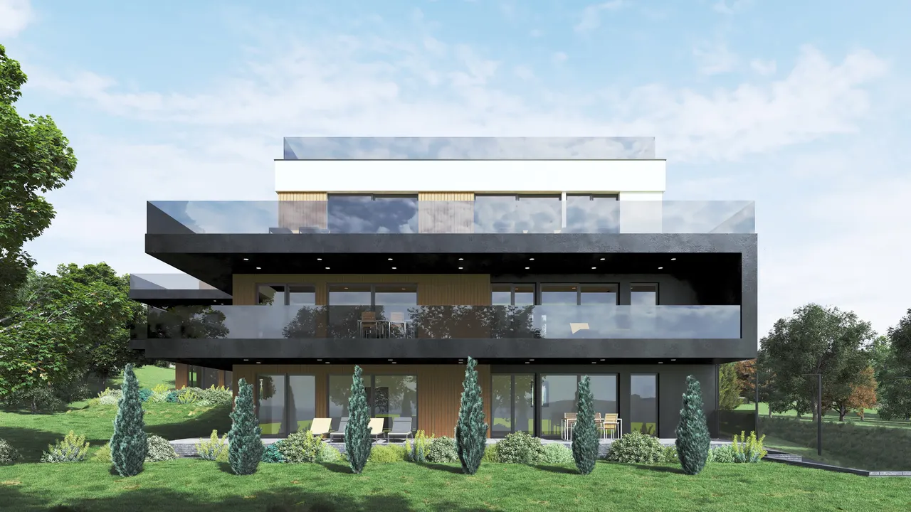 Záhřeb, Gračani - Luxusní byt v nové rezidenční budově 130 m2, pronájem
