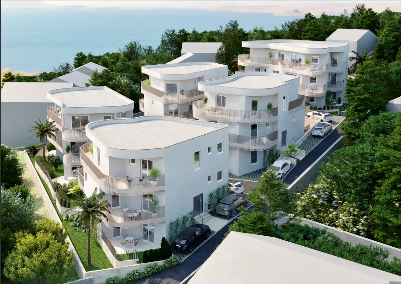 Rogoznica - Moderne Zwei-Zimmer-Wohnung mit Meerblick