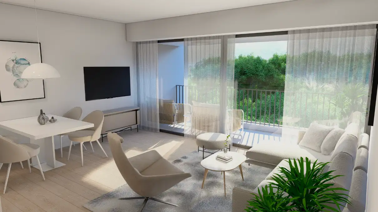 Podstrana, Strožanac – byt 48,39 m², novostavba, lodžie, garážové stání