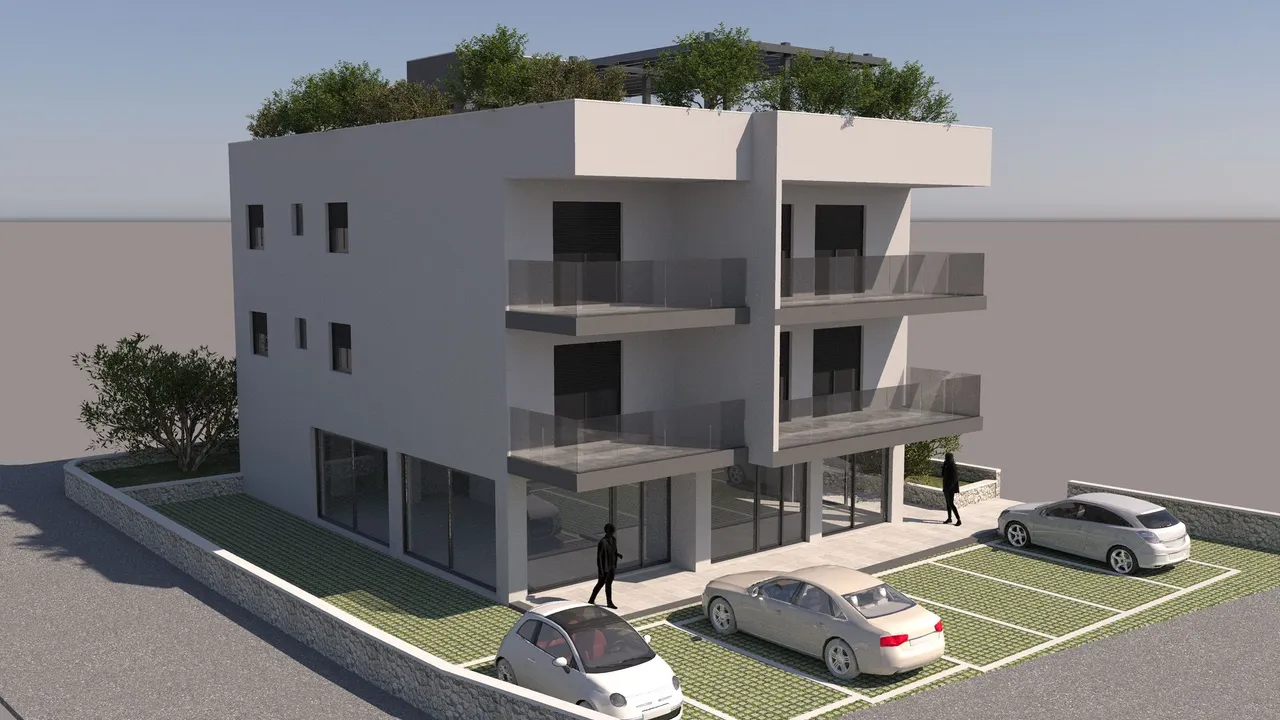 Trogir, Čiovo - Dvoupokojový byt 83 m2 NOVÁ VÝSTAVBA
