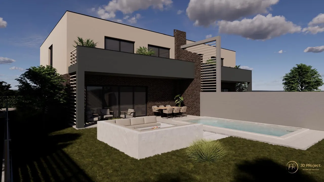 Zagreb, Gornji Bukovac – Luxury two-story villas with pool for rent