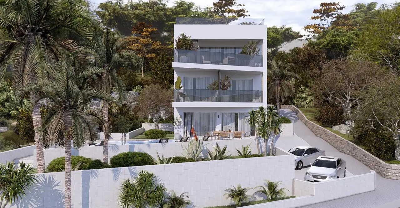 Trogir, Čiovo - Appartement de deux chambres en première ligne de mer
