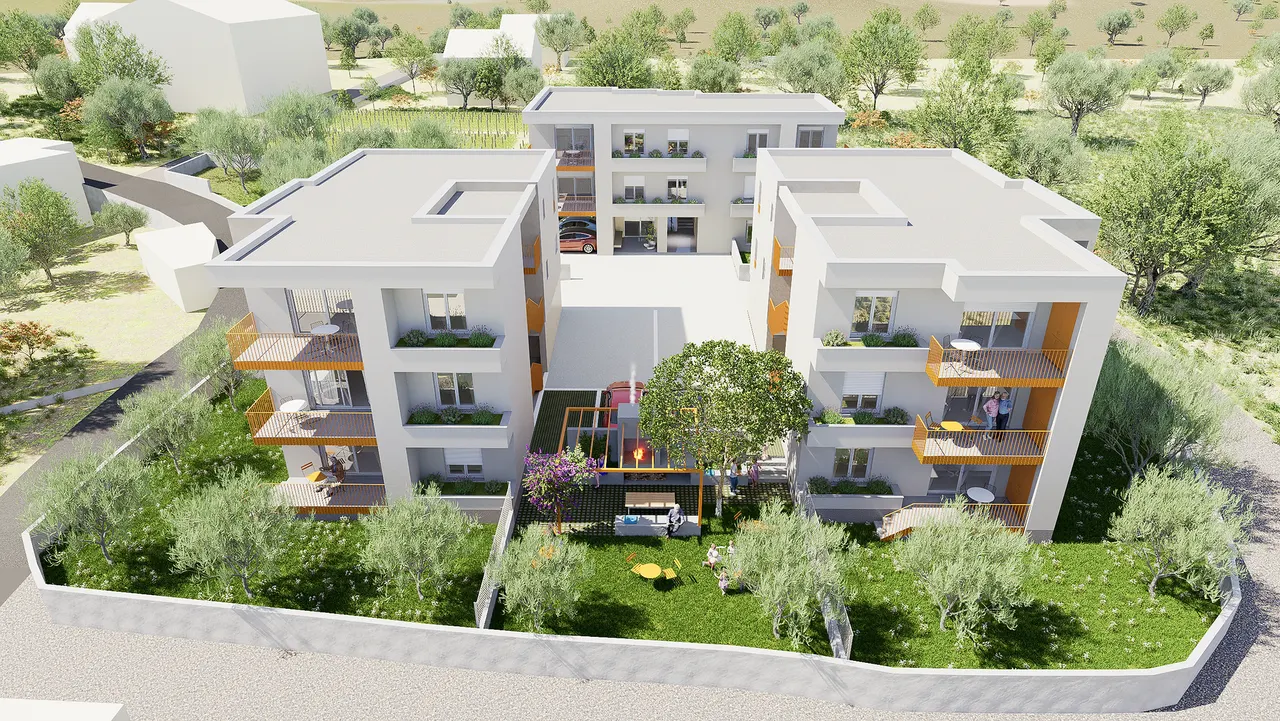 Kaštela, Kaštel Kambelovac - Trosobni stan s terasom 102 m2