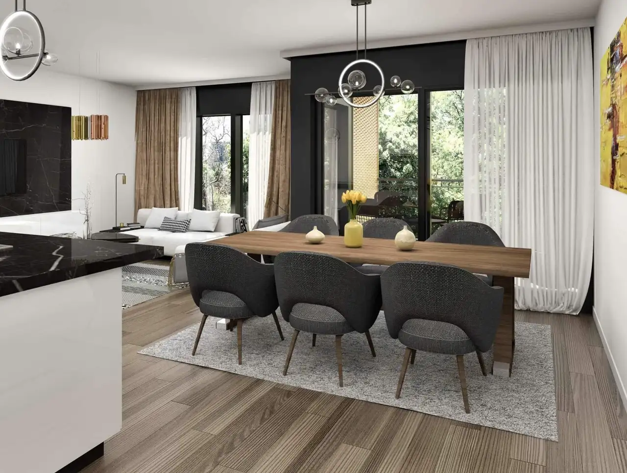 Zagrzeb, Ribnjak, Gold Residence – Pięciopokojowe mieszkanie w centrum miasta 143 m2