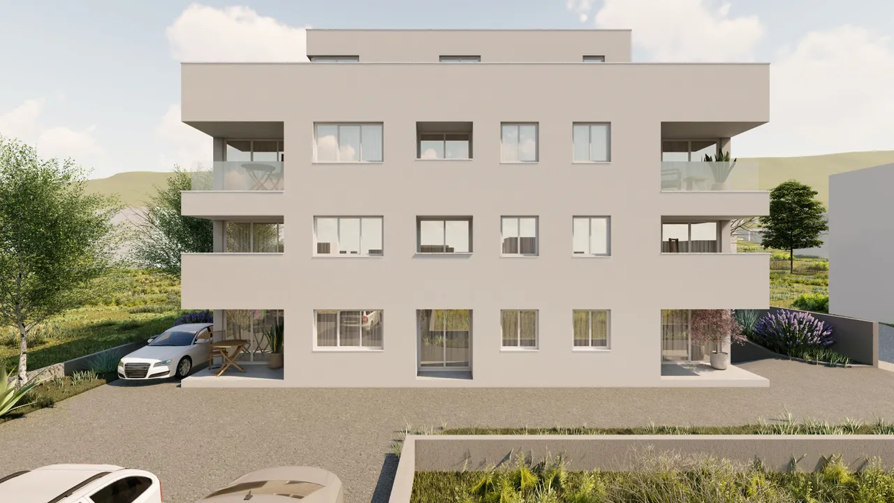 Kaštela, Kaštel Lukšić – Dvojizbový byt byt 58 m2 s balkónom novostavba