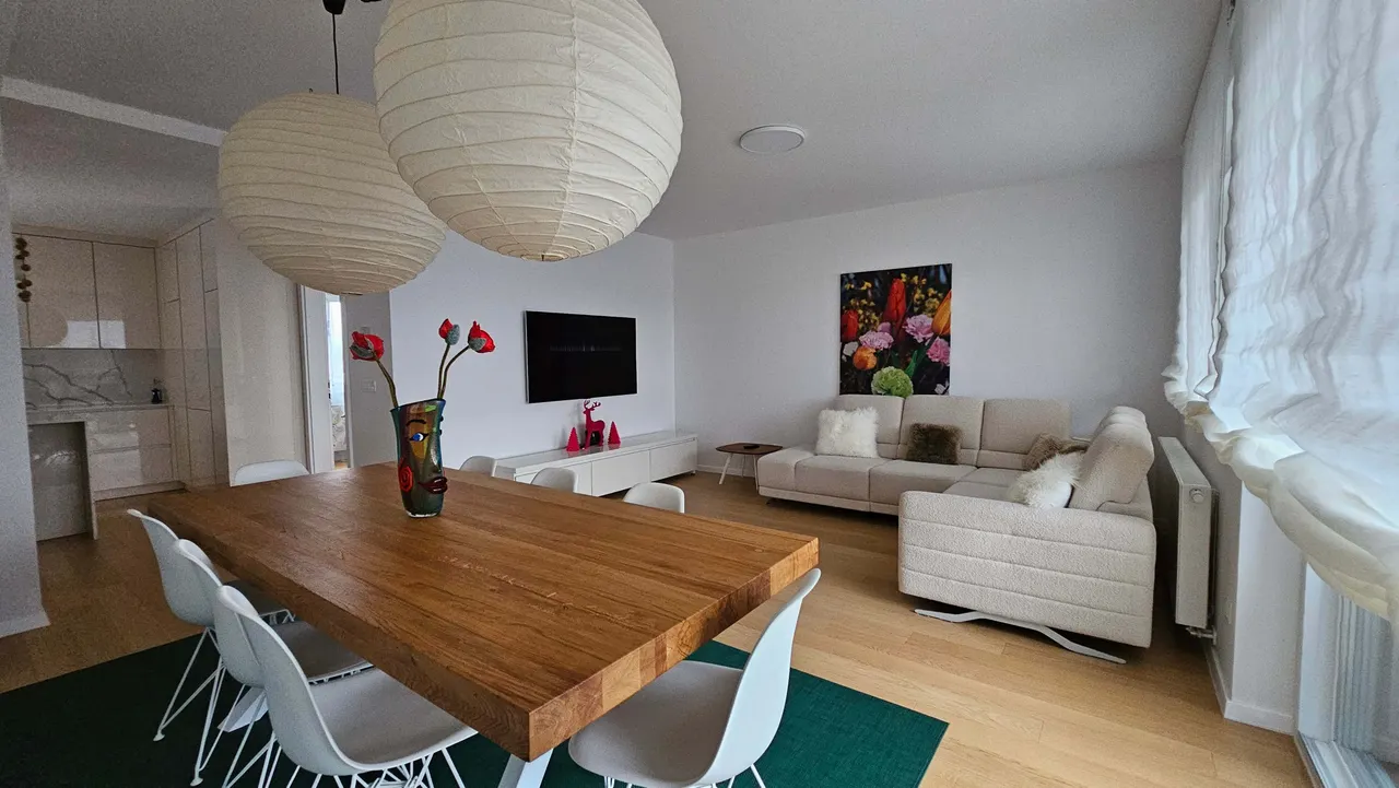 Záhřeb, Trešnjevka - moderní třípokojový penthouse s garážovým stáním 92 m2 novostavba