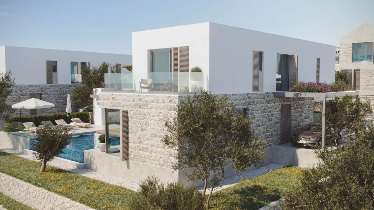 Brač, Supetar - Vila s bazenom u luksuznom kompleksu 296 m2