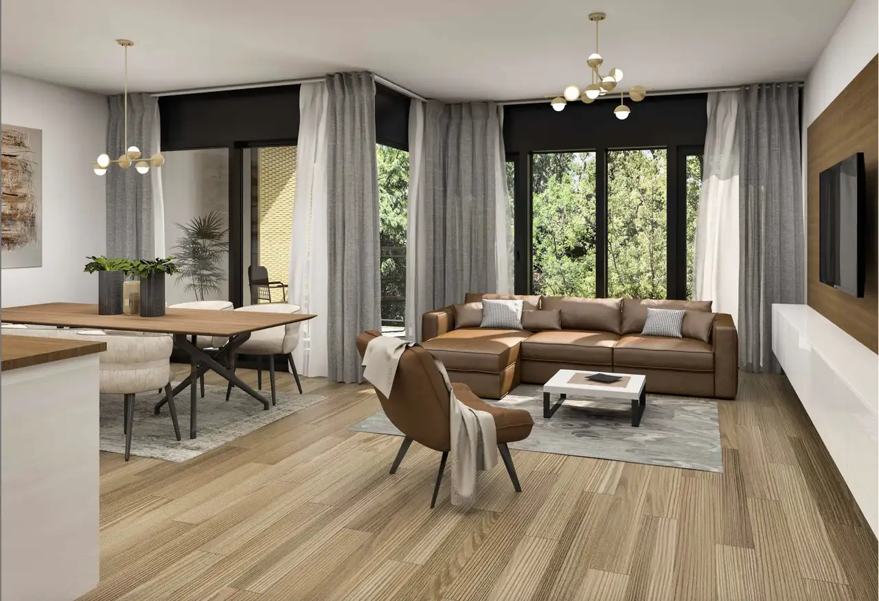 Záhřeb, Ribnjak, Gold Residence - Čtyřpokojový byt v centru města 105 m2