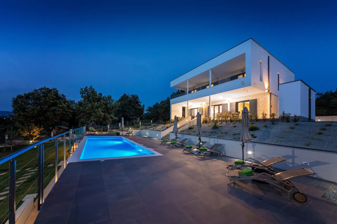 Istrie, Labin - Moderní vila s bazénem