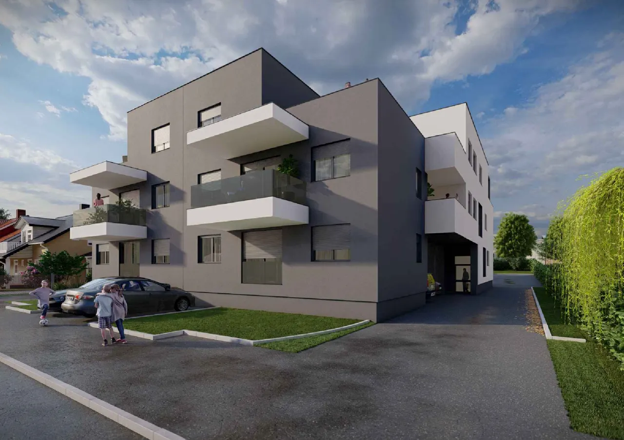 Zagrzeb, Gajnice - Nowe budownictwo, mieszkanie dwupokojowe 56 m2