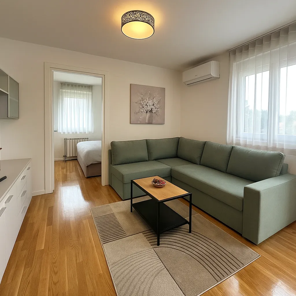 Zagrzeb, Trešnjevka - Umeblowane mieszkanie dwupokojowe 44 m² do wynajęcia