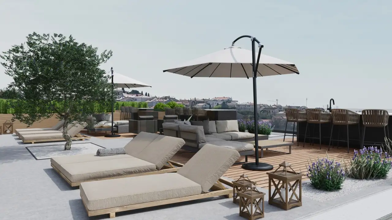 Tar - trosoban stan s krovnom terasom