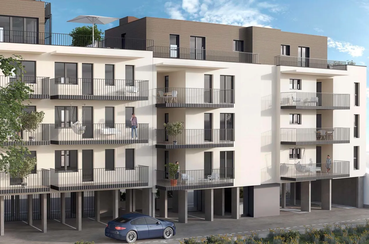 Záhřeb, Črnomerec - čtyřpokojový byt s balkónem a lodžií 71 m2 novostavba