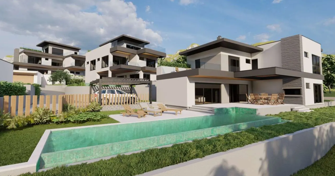 Split, Podstrana - Vila v luxusnom komplexe 290 m2