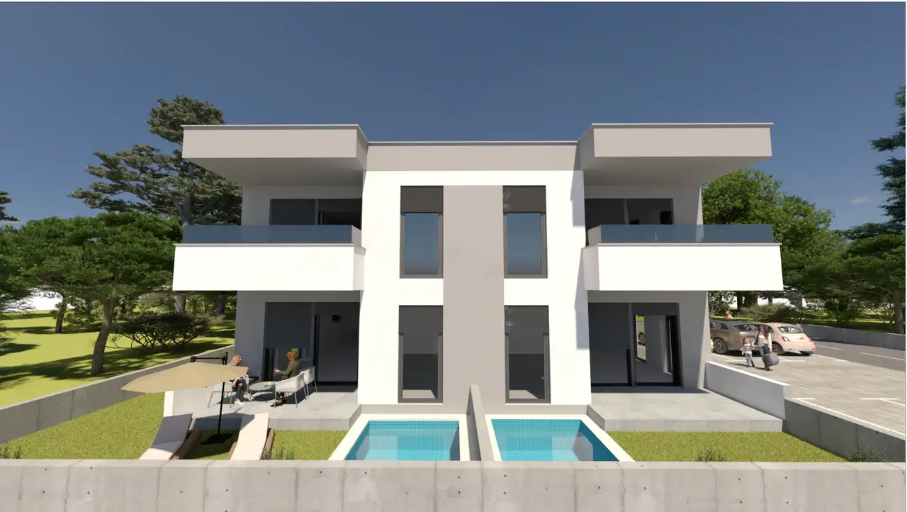 Zara, Kožino - appartamento funzionale con terrazza e 2 posti auto 67,56 m2