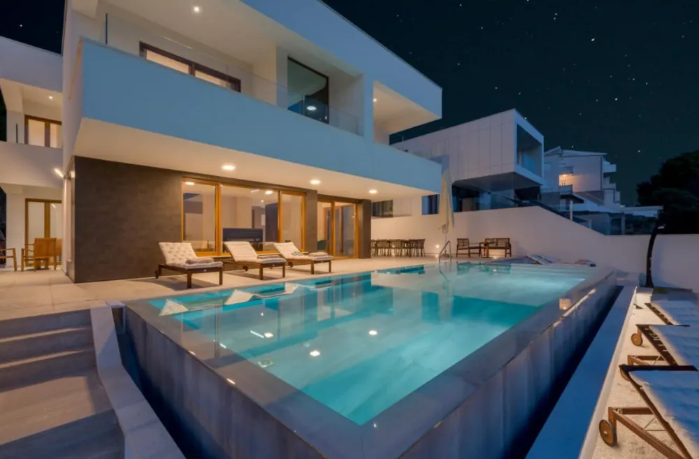 Makarska, Baška Voda - Luxusní vila 400 m2 s výhledem na moře