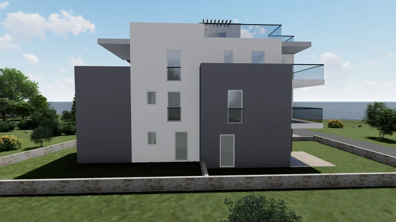 Vodice, Srima - Komerční prostor v přízemí budovy 102 m2